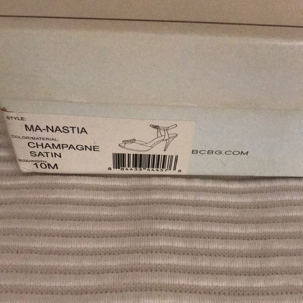 BCBG- Nastia Champagne Satin